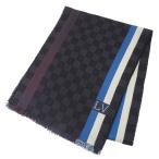  Louis * Vuitton LOUIS VUITTON muffler мужской бренд Damier e автомобиль rupmesaje шерсть Anne to Russet M70339 черный голубой 