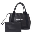 バレンシアガ BALENCIAGA バッグ レディース ブランド トートバッグ レザー ネイビーカバスS ブラック 手さげ おしゃれ 無地 シンプル