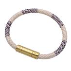 ショッピングダミエ ルイ・ヴィトン LOUIS VUITTON ブレスレット ダミエアズール レディース ブランド ブラスレ・キープイット ホワイト M6607E レザーブレス