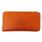  Hermes HERMES кошелек женский бренд длинный кошелек a The p шелк in Classic vo- Epson orange серебряный металлические принадлежности *R печать 