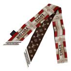 ショッピングヴィトン ルイ・ヴィトン LOUIS VUITTON スカーフ モノグラム レディース ブランド シルク バンドーBB レッド ブラウン マルチカラー M78147