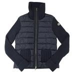 モンクレール MONCLER ダウン メンズ ブランド ダウンジャケット ニットダウン ウール ネイビー Mサイズ 防寒 秋冬 おしゃれ