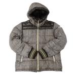 モンクレール MONCLER ダウン メンズ ブランド ダウンジャケット ナイロン EUSBE GIUBBOTTO グレー サイズ3 防寒 秋冬 暖かい おしゃれ