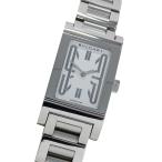 ブルガリ BVLGARI 時計 レディース ブランド レッタンゴロ クオーツ QZ ステンレス SS RT39S シルバー ホワイト スクエア 磨き済み