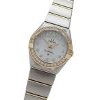 オメガ OMEGA コンステレーション ブラッシュ 123.25.24.60.55.00?2 時計 レディース ブランド 12Pダイヤ シェル QZ SS PG 磨き済み