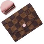 （新品・未使用品）ルイ ヴィトン LOUIS VUITTON ポルトモネ ロザリ コインケース 小銭入れ 財布 カードケース 名刺入れ ダミエ ローズバレリーヌ ピンク N64423