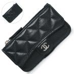 （新品・未使用品）シャネル CHANEL マトラッセ クラシック ジップ コインケース 小銭入れ 財布 カードケース 名刺入れ キャビアスキン ブラック 黒 AP2570 箱付