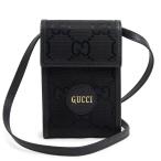 ショッピングgucci （新品・未使用品）グッチ GUCCI Off The Grid オフザグリット ミニ ショルダーバッグ 斜め掛け GGナイロン ブラック 黒 アンティークシルバー金具 625599 箱付