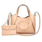 ショッピング未使用 （未使用　展示品）ステラマッカートニー Stella McCartney ロゴ 2Way ショルダー ハンドバッグ ポリエチレン ポリエステル ブラッシュピンク ポーチ付き 513860