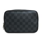 (未使用保管品)ルイ ヴィトン LOUIS VUITTON トゥルーストワレ PM セカンドバッグ ポーチ ダミエグラフィット ブラック 黒 シルバー金具 N47522