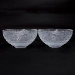 (新品・未使用品)バカラ Baccarat アラベスク スモール ボウル ペア 2客セット 皿 クリスタルガラス クリア 2103573 箱付
