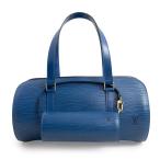 (未使用保管品)ルイ ヴィトン LOUIS VUITTON スフロ ハンドバッグ エピレザー トレドブルー 青 ゴールド金具 M52225 ポーチ付
