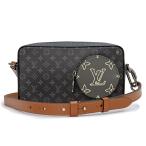(未使用 展示品)ルイ ヴィトン LOUIS VUITTON ヴォルガオンストラップ ショルダー クラッチバッグ モノグラムエクリプス カーフスキン レザー 黒 M69688