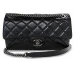 (未使用 展示品)シャネル CHANEL ココマーク マトラッセ チェーン ショルダーバッグ ヴィンテージカーフ レザー ブラック ヴィンテージシルバー金具 A92370