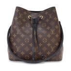(未使用 展示品)ルイ ヴィトン LOUIS VUITTON ネオノエ ショルダー 巾着型 バケットバッグ モノグラム カーフスキン ブラウン ノワール ブラック 茶 M44020