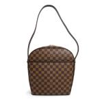 (未使用 展示品)ルイ ヴィトン LOUIS VUITTON イパネマ GM ショルダーバッグ ダミエ ブラウン 茶 ゴールド金具 N51292