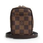 (未使用 展示品)ルイ ヴィトン LOUIS VUITTON エテュイ オカピ PM ミニ ポーチ ポシェット ショルダー ストラップ 小物入れ ダミエ ブラウン 茶 N61738