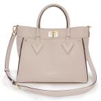 (未使用 展示品)ルイ ヴィトン LOUIS VUITTON オンマイサイド MM 2way ショルダー ハンドバッグ 斜め掛け モノグラムマヒナ グレージュ ゴールド金具 M55802