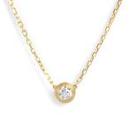 (美品)カルティエ Cartier ダムール ディアマン レジェ ラージモデル ネックレス ペンダント 1Pダイヤモンド K18YG 750 イエローゴールド B7215500