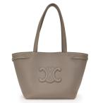 (新品・未使用品)セリーヌ CELINE スモール カバ アナイス キュイル トリオンフ トートバッグ グレインドカーフスキン レザー ペブル ゴールド金具 118233ENY