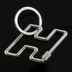 (未使用 展示品)エルメス HERMES H アッシュ トゥ スピード キーホルダー キーリング ステンレススチール シルバー 箱付
