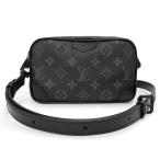 (新品・未使用品)ルイ ヴィトン LOUIS VUITTON トロカデロ ウェアラブル ウォレット ショルダーバッグ 斜め掛け モノグラムエクリプス レザー ブラック M14253