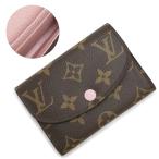 (新品・未使用品)ルイ ヴィトン LOUIS VUITTON ポルトモネ ロザリ コインケース カード 小銭入れ 財布 モノグラム ローズバレリーヌ ピンク ブラウン M62361