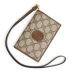 (新品・未使用品)グッチ GUCCI パスポートケース パスケース カード入れ GGスプリームキャンバス レザー ベージュ ブラウン ゴールド金具 700657 箱付