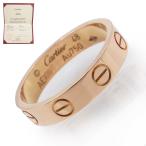 （美品）カルティエ Cartier スモールモデル ミニ ラブ リング 指輪 ＃48 8号 K18PG 750 ピンクゴールド B4085200 ギャラ 保証書 箱付