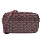 ショッピングゴヤール （中古）ゴヤール GOYARD カップヴェール PM バッグ ショルダーバッグ 斜め掛け ゴヤールディンキャンバス バーガンディ シルバー金具 CAPVE2PMLTY33CL33P