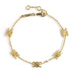 （新品・未使用品）セリーヌ CELINE トリオンフ ミニ チェーン ブレスレット ゴールド 460MT6BRA 箱付