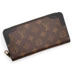 ショッピングLOUIS （未使用　展示品）ルイ ヴィトン LOUIS VUITTON ジッピー ウォレット レティーロ 長財布 モノグラム ブラウン ブラック ゴールド金具 M61855 箱付