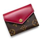 （新品・未使用品）ルイ ヴィトン LOUIS VUITTON ポルトフォイユ ゾエ コンパクト 三つ折り財布 モノグラム ブラウン フューシャ ゴールド金具 M62932 箱付