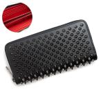 （新品・未使用品）クリスチャンルブタン Christian Louboutin パネトーネ PANETTONE スパイクスタッズ 長財布 カーフスキン レザー ブラック レッド 1175099