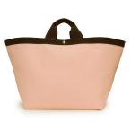 （美品）エルベ シャプリエ Herve Chapelier GPシリーズ トートバッグ PVCコーティングキャンバス コットン ピンク タラマ モカ シルバー金具 713GP