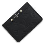 ショッピングヴィトン （新品・未使用品）ルイ ヴィトン LOUIS VUITTON ポルト カルト サーンプル カードケース 名刺入れ モノグラムアンプラント レザー ブラック M69171 箱付