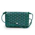 ショッピングゴヤール （新品・未使用品）GOYARD ゴヤール PLUMETPMLTY09CL09P プリュメ ポーチウォレット PVC カーフスキン グリーン ショルダーバッグ 斜め掛け レザー