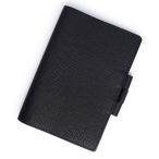 ( не использовался хранение товар )HERMES Hermes Agenda GM расческа . bell nowa-ru черный *A печать обложка для записной книжки кожа серебряный металлические принадлежности с ящиком 