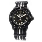 （未使用　展示品）Blancpain ブランパン Swatch スウォッチ SO35B400 スクーバ フィフティ ファゾムス オーシャン オブ ストーム 自動巻き ブラック 腕時計