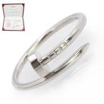 （未使用　展示品）Cartier カルティエ B4226000 ジュスト アン クル スモールモデル K18WG 750 ホワイトゴールド リング 指輪 #60 20号 ギャラ 保証書 箱付