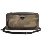 （新品・未使用品）PRADA プラダ 1MT020 ショルダーウォレット カモフラージュ トライアングル 三角ロゴ ナイロン レザー カーキ ショルダーバッグ 長財布