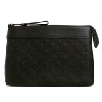 ( не использовался выставленный товар )LOUIS VUITTON Louis Vuitton M82545 небольшая сумочка Voyage суп ru монограмма Shadow черный клатч Second кожа 