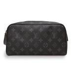 ( не использовался выставленный товар )LOUIS VUITTON Louis Vuitton M46354dop комплект монограмма Eclipse дорожная сумка ручная сумочка черный серебряный металлические принадлежности 