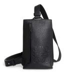 ( не использовался выставленный товар )LOEWE Loewe C500P02X02 балка TIKKA ruT карман серый n машина f кожа черный плечо сумка "body" наклонный .. серебряный металлические принадлежности 