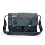 ( не использовался выставленный товар )LOUIS VUITTON Louis Vuitton M15187sa che ru сумка "почтальонка" монограмма износ te-ji голубой зеленый плечо наклонный ..