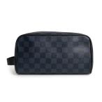 ( не использовался выставленный товар )LOUIS VUITTON Louis Vuitton N50000wosing сумка Damier кобальт темно-синий дорожная сумка серебряный металлические принадлежности 