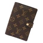 ( не использовался выставленный товар )LOUIS VUITTON Louis Vuitton R20005 Agenda PM монограмма Brown обложка для записной книжки Gold металлические принадлежности с ящиком 