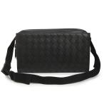 ( не использовался выставленный товар )BOTTEGA VENETA Bottega Veneta 609853 сетка ремень сумка машина fs gold чёрный корпус плечо наклонный .. кожа 
