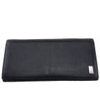 ダンヒル Dunhill 長財布 サイドカー ブラック×シルバー レディース 中古
