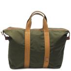 ダンヒル Dunhill ボストンバッグ ロゴプレート カーキ レディース 中古